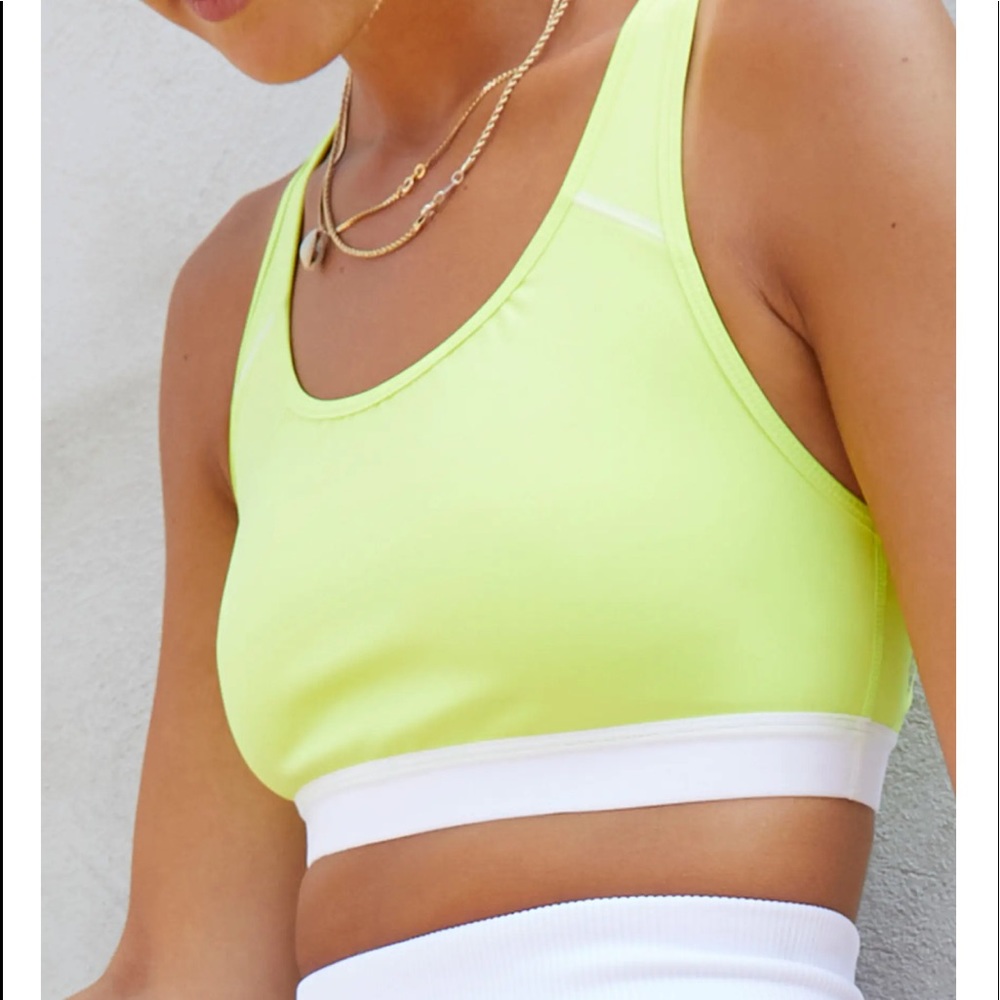 FP Movement neon sports bra